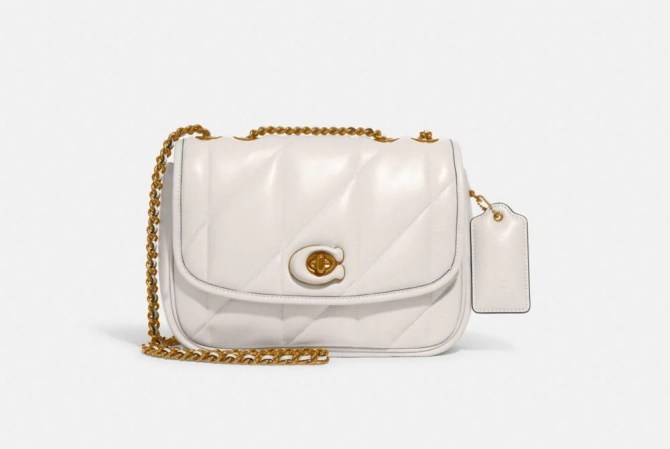 Coach Madison Quilted Pillow Leather Shoulder Bag