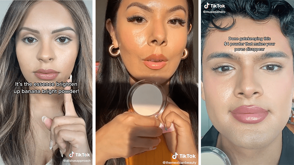 essence Brighten Up! Banana Powder TikTok