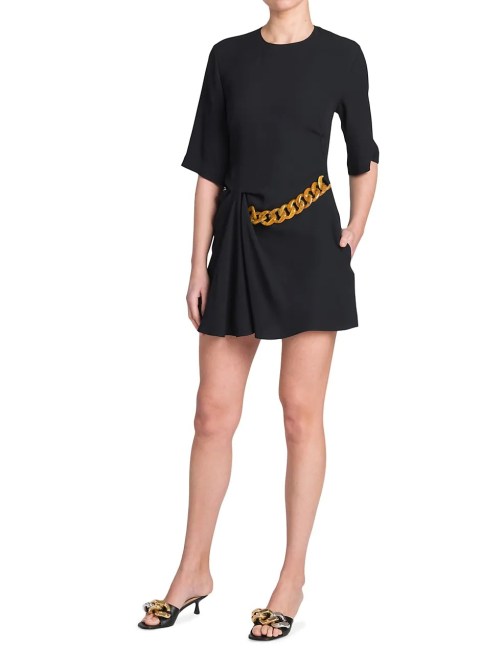 Stella McCartney Falabella Chain-Embellished Minidress Saks Fifth Avenue