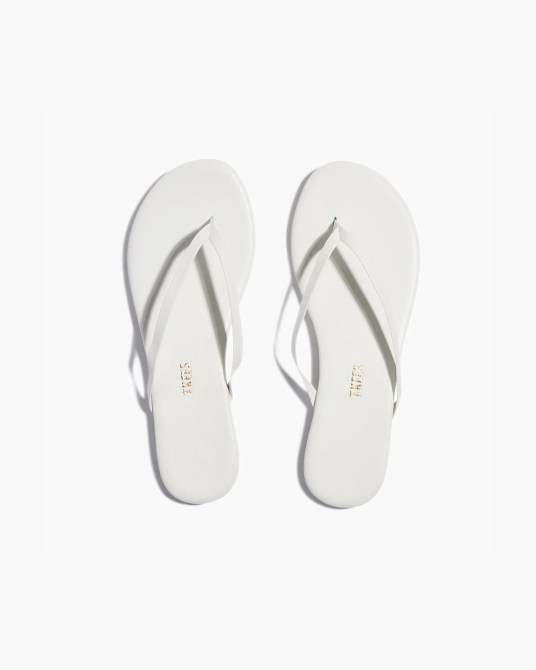 TKEES flip-flops white
