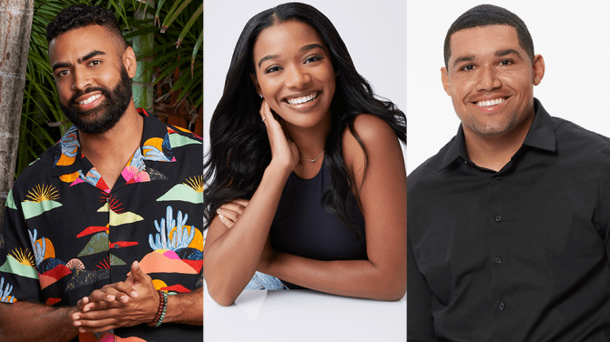 Justin, Eliza, Rodney, "Bachelor in Paradise"