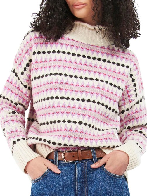 Barbour Avondale Fair Isle Wool-Blend Knit Sweater Saks