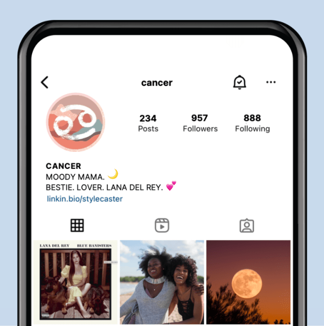 STYLECASTER | Cancer Social Media Midheaven