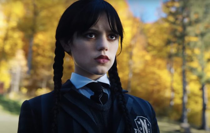 Wednesday Addams in Wednesday on Netflix