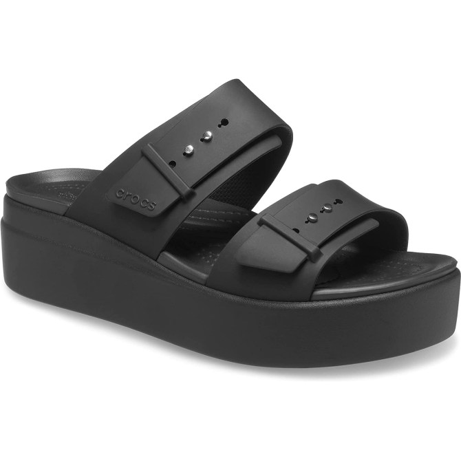 Crocs Brooklyn Buckle Low Wedge