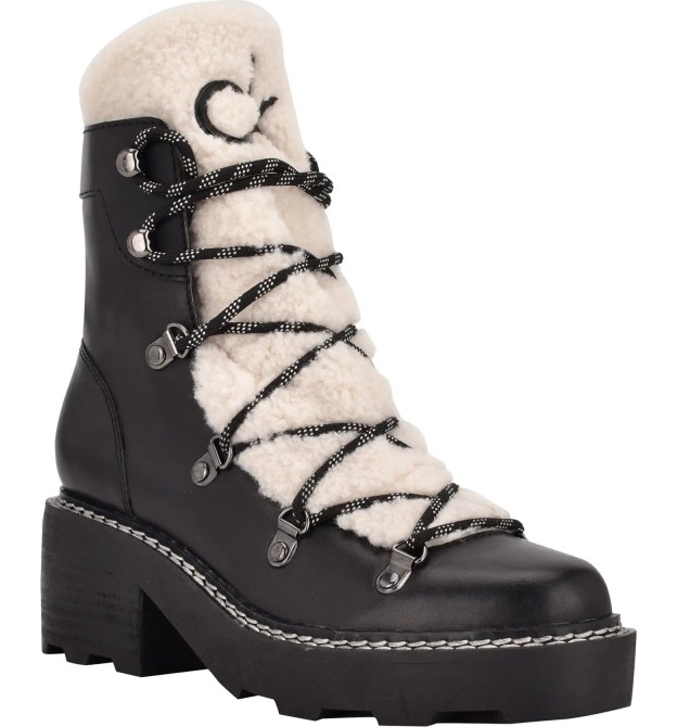 Calvin Klein Alaina Faux Shearling Boot Nordstrom