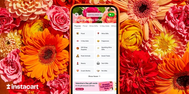 Instacart Valentine's Day Flower Delivery