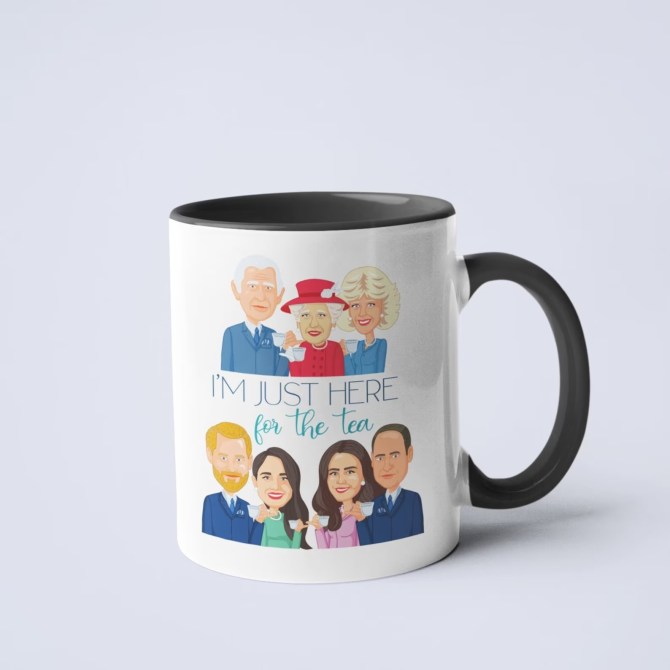 Here for the Tea Royal Family Ceramic Coffee Mug Etsy