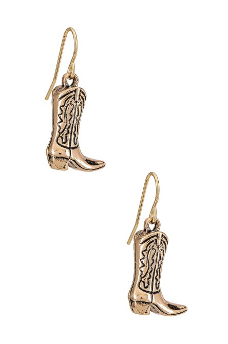 cowboy boot earrings
