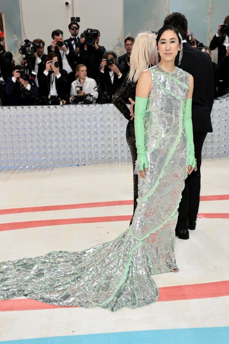 Eva Chen attends The 2023 Met Gala Celebrating "Karl Lagerfeld: A Line Of Beauty" at The Metropolitan Museum of Art on May 01, 2023 in New York City.