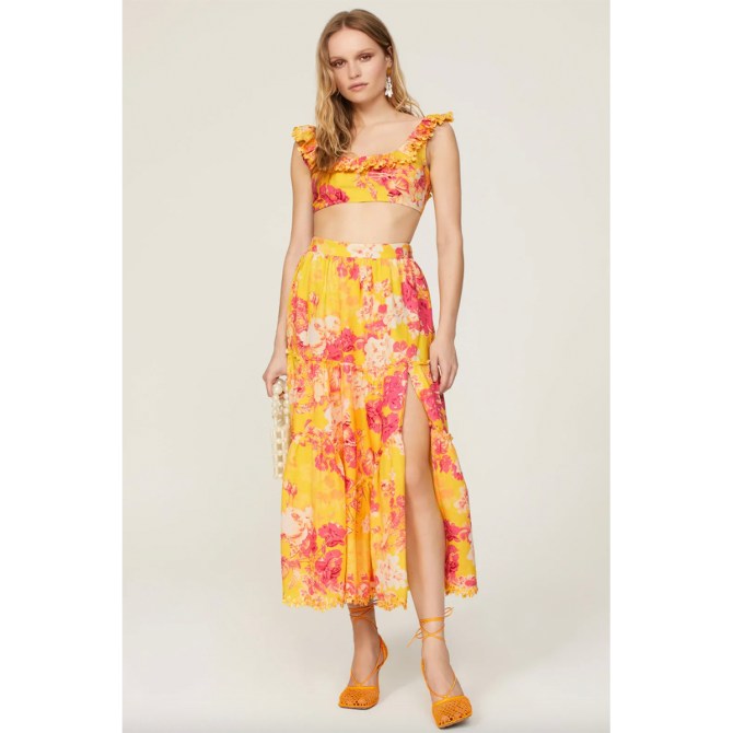 Hemant & Nandita Floral Crop Top