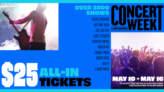 Live Nation Concert Week 2023