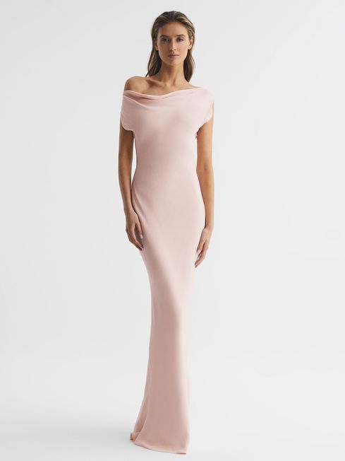 nude gown dress