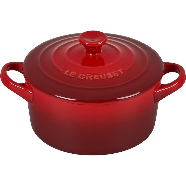 Le Creuset Stoneware Mini Cocotte in Cerise