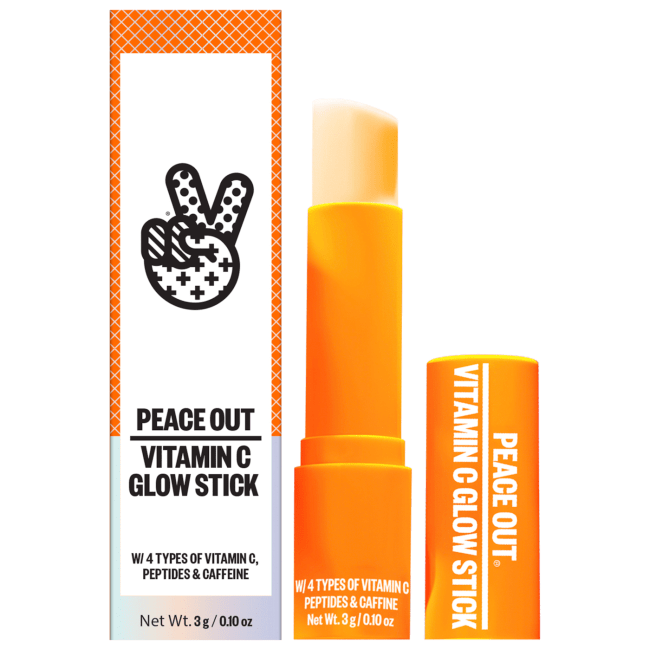  Peace Out 6% Vitamin C Brightening Eye Treatment Glow Stick