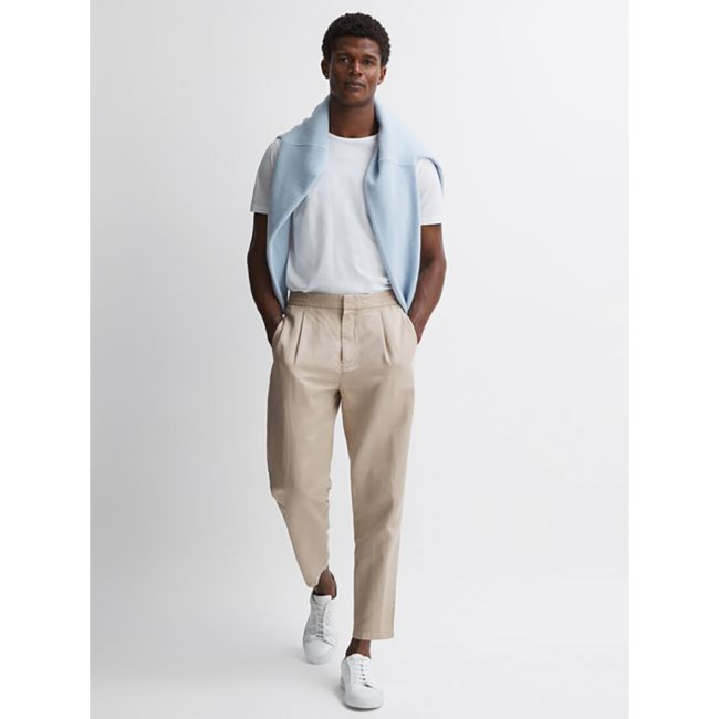 PACT
SLIM FIT COTTON-LINEN TROUSERS