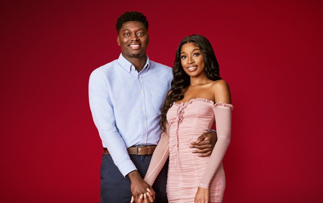 The Ultimatum 2. (L to R) Trey Brunson and Riah Nelson in Season 2 of The Ultimatum. Cr. Jackson Petty / Netflix © 2023