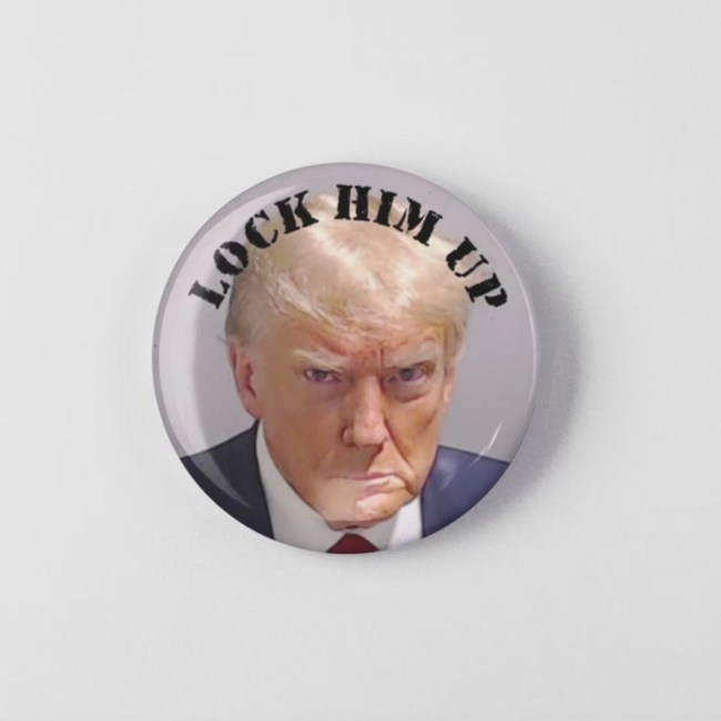 Lock Him Up Trump Pin