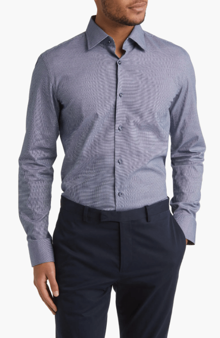 BOSS Hank Kent Slim Fit Dress Shirt