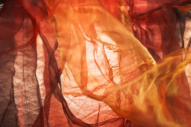 Silk fabric head scarves