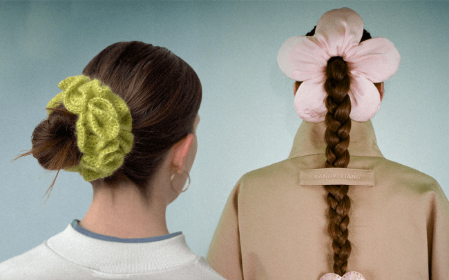 Oversized Crochet Scrunchies