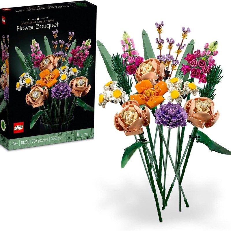 LEGO Icons Flower Bouquet Building Decoration Set
