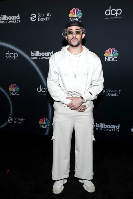 Bad Bunny at the Billboard Music Awards in Los Angeles.