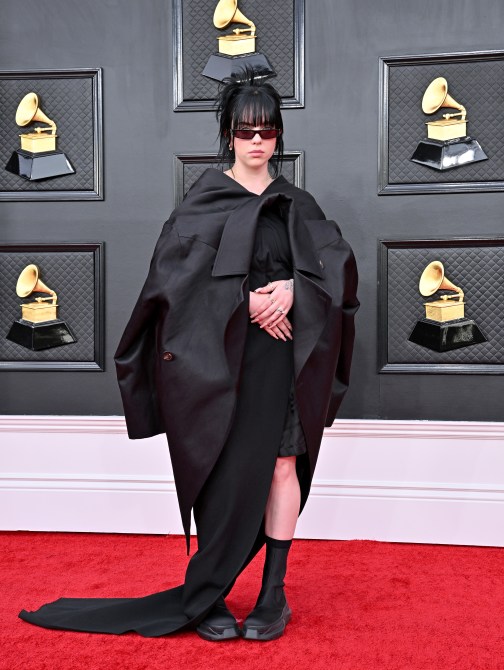 Billie at the GRAMMY Awards in Las Vegas.