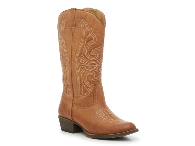 Coconuts Legend Cowboy Boot in tan.
