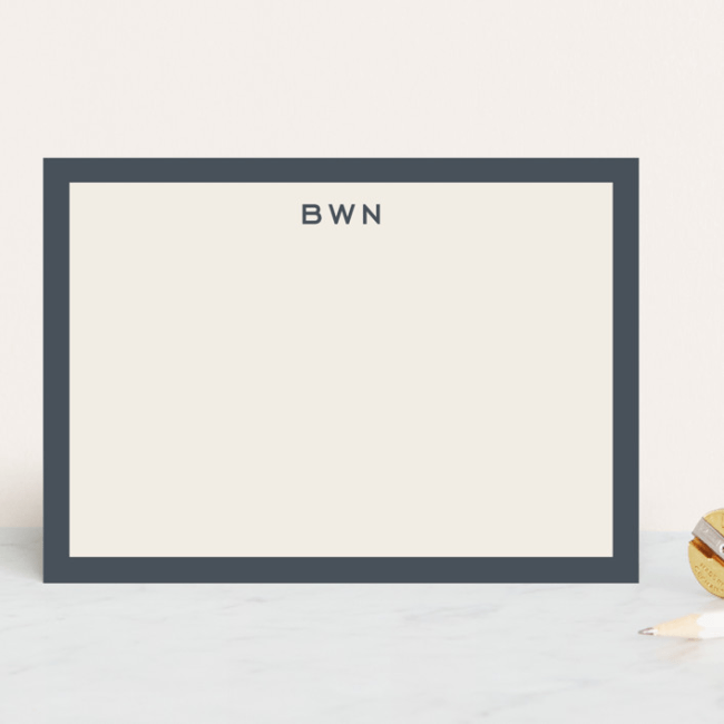 Megan Davis Tailor Personalized Stationary Cards on Minted
