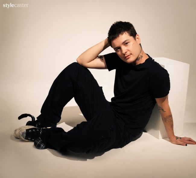 Jesse Sullivan poses for StyleCaster's Exist Issue photoshoot. 