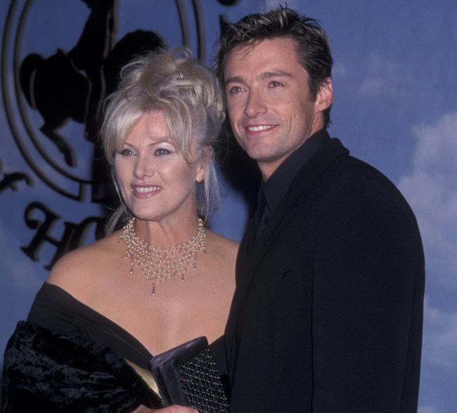 Hugh Jackman and wife Deborra-Lee Jackman attend Carousel of Hope Ball Benefit on October 28, 2000 at the Beverly Hills Hotel in Beverly Hills, California.