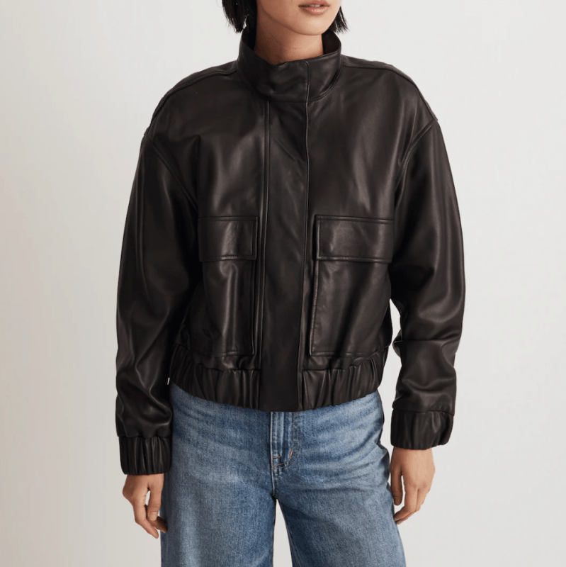 Women’s Fall Coat Trends 2024: Leather Bombers, Plaid Blazers, & More