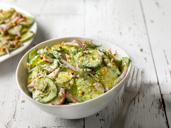 Spicy, Crunchy Indian Cucumber Salad