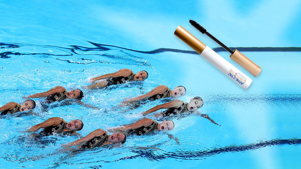 Team USA's artistic swimming makeup