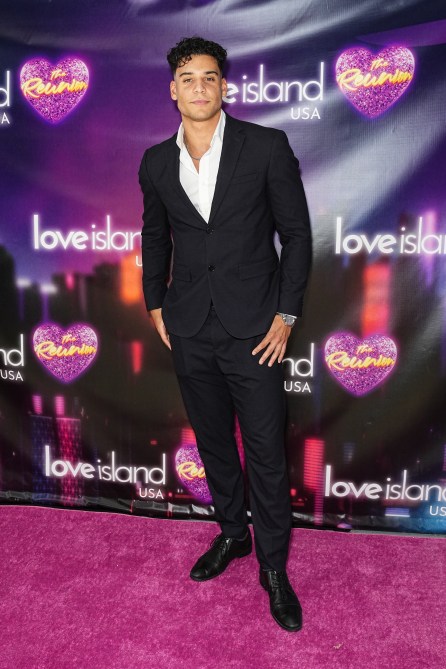Kenny Rodriguez attends the "Love Island USA: The Reunion" photo call at Chelsea Studios on August 14, 2024 in New York City.