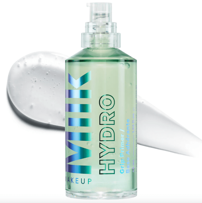 Milk Makeup Hydro Grip Hydrating Primer in a clear bottle.