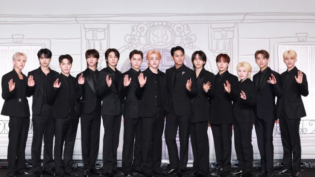 SEVENTEEN attends SEVENTEEN Best Album '17 Is Right Here' Press Conference at Conrad Seoul in Yeongdeungpo-gu on April 29, 2024 in Seoul, South Korea.