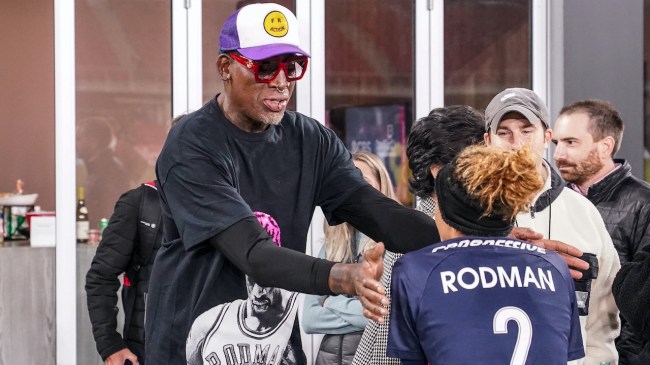 Trinity Rodman and her father, Dennis Rodman