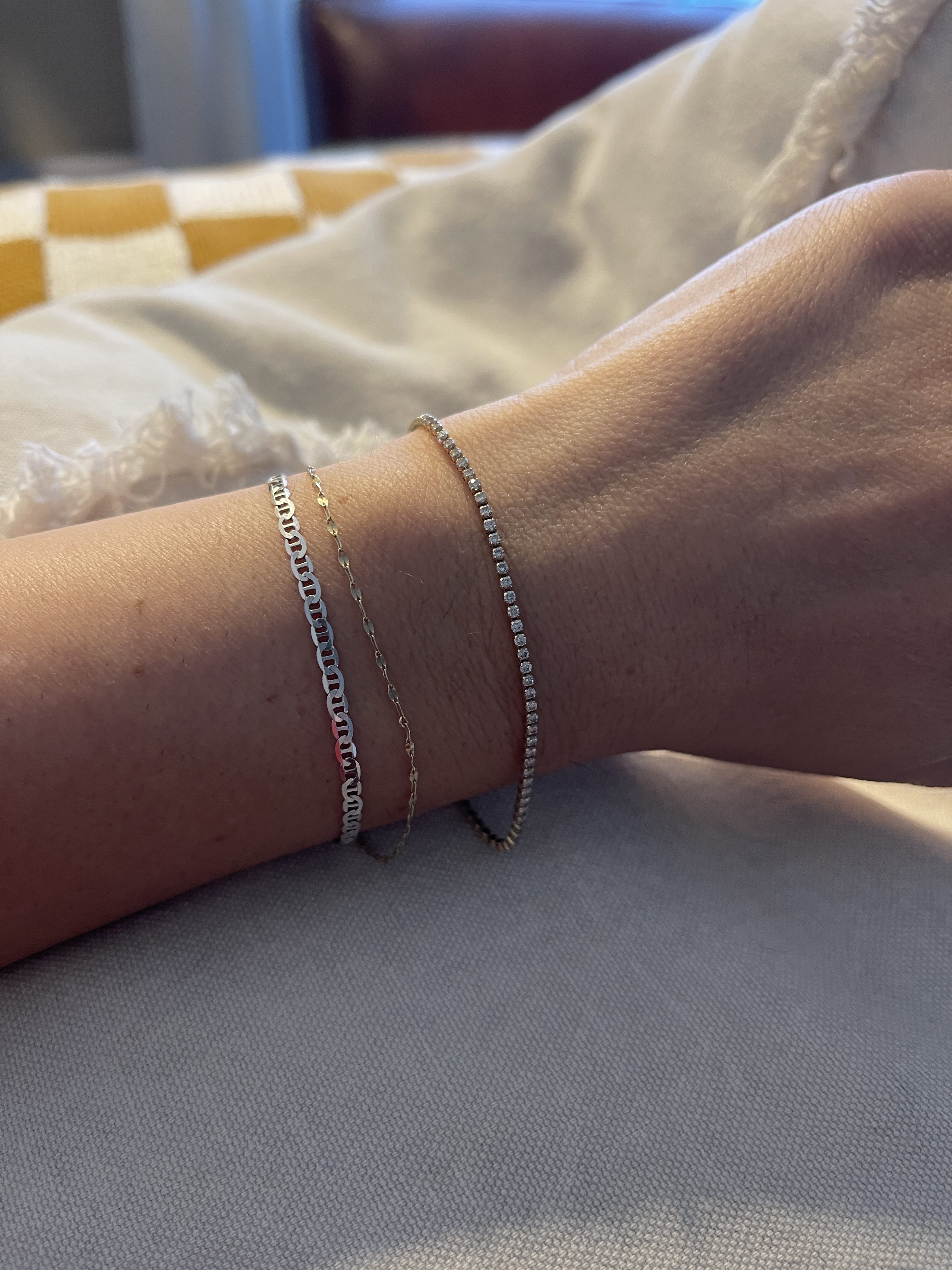 Clean Origin Minimalist Tennis Bracelet