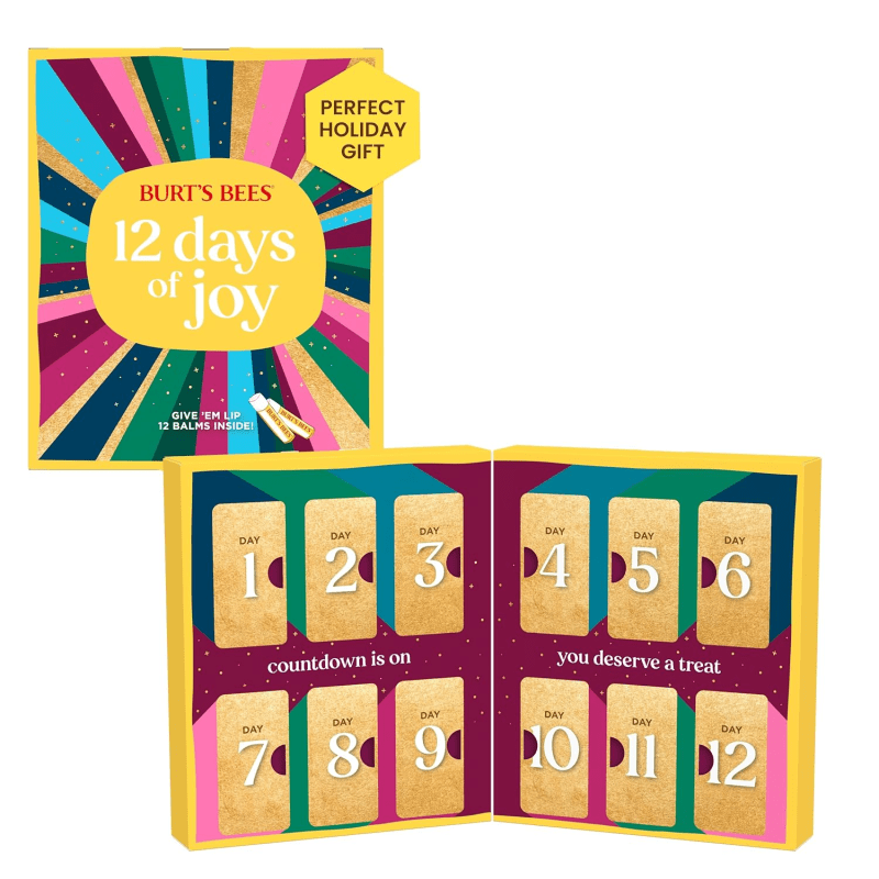 Burt's Bees 12 Days of Joy Lip Balm Advent Calendar