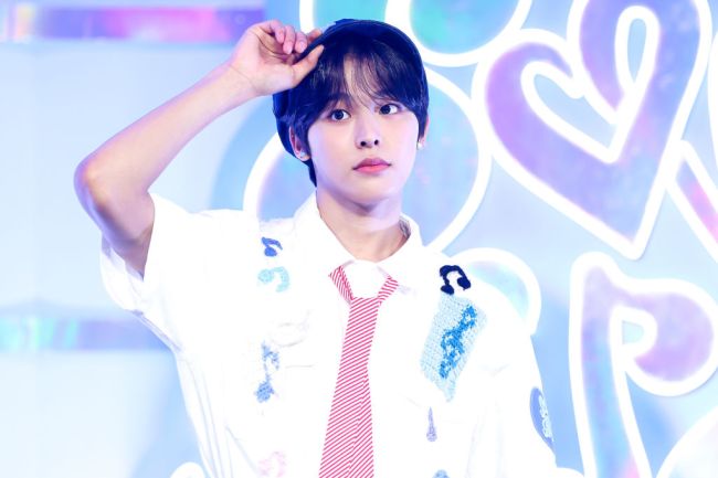 Riku of NCT WISH is performing during MBC music program 'Show Champion' at MBC Dream Center on July 10, 2024 in Goyang, South Korea.