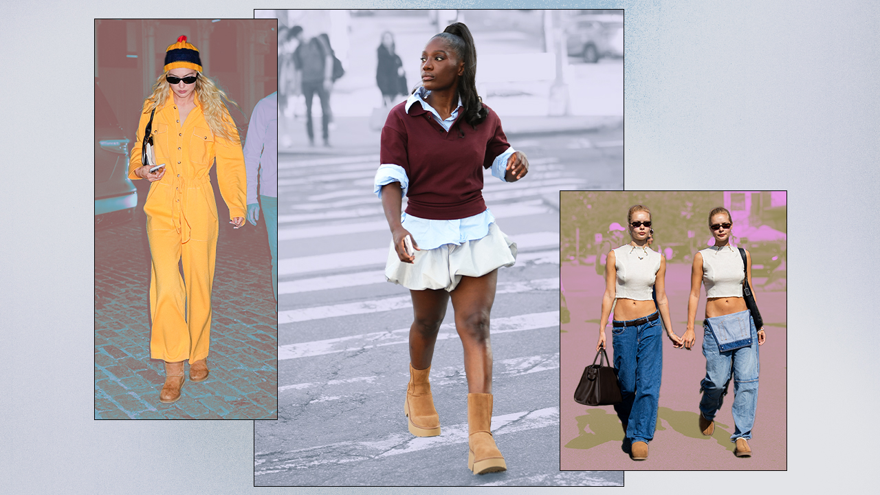 Gigi Hadid, Doechii, and influencers wearing Uggs.