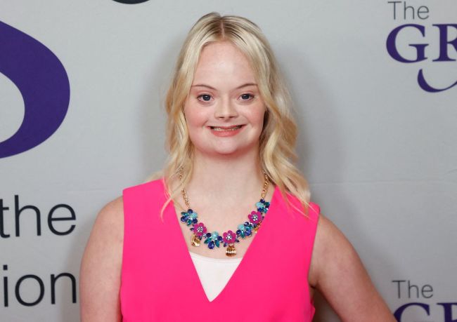 US actress Lily D. Moore arrives for the 48th annual Gracie Awards at the Four Seasons Beverly Wilshire Hotel in Beverly Hills, California, on May 23, 2023. Hosted by the Alliance for Women in Media Foundation to recognize outstanding programming created by women.