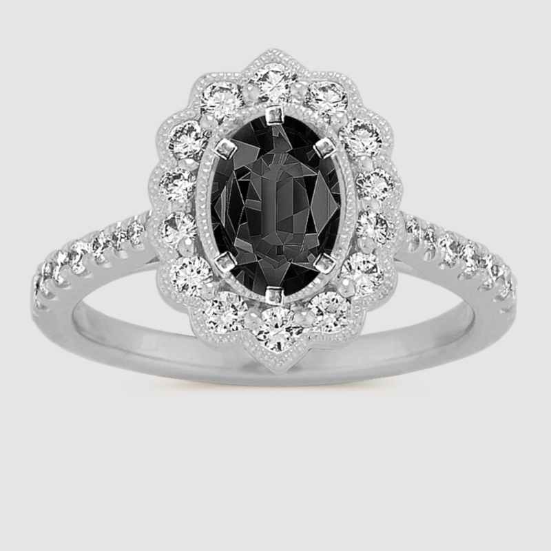 27 Black Wedding Rings Perfect for October Brides