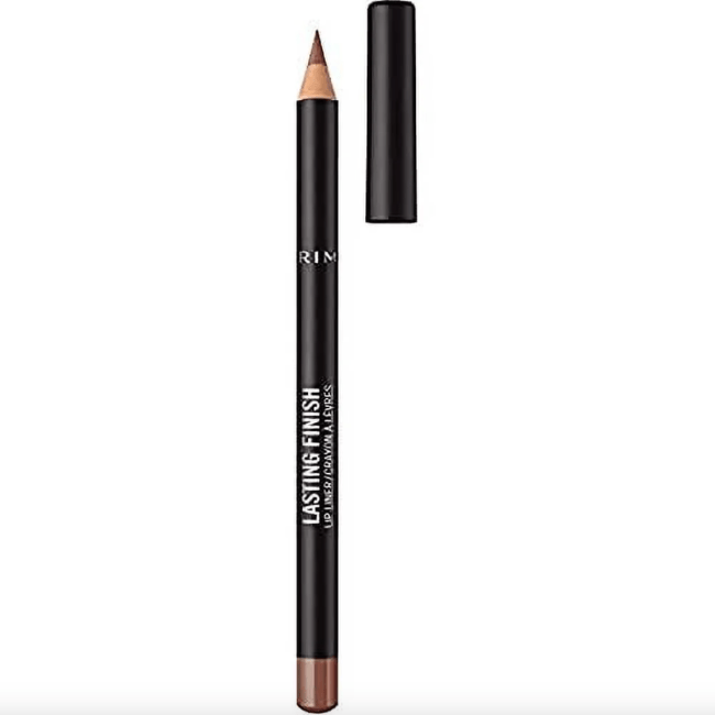 A Rimmel Lasting Finish Lip Liner in Cappuccino pencil.