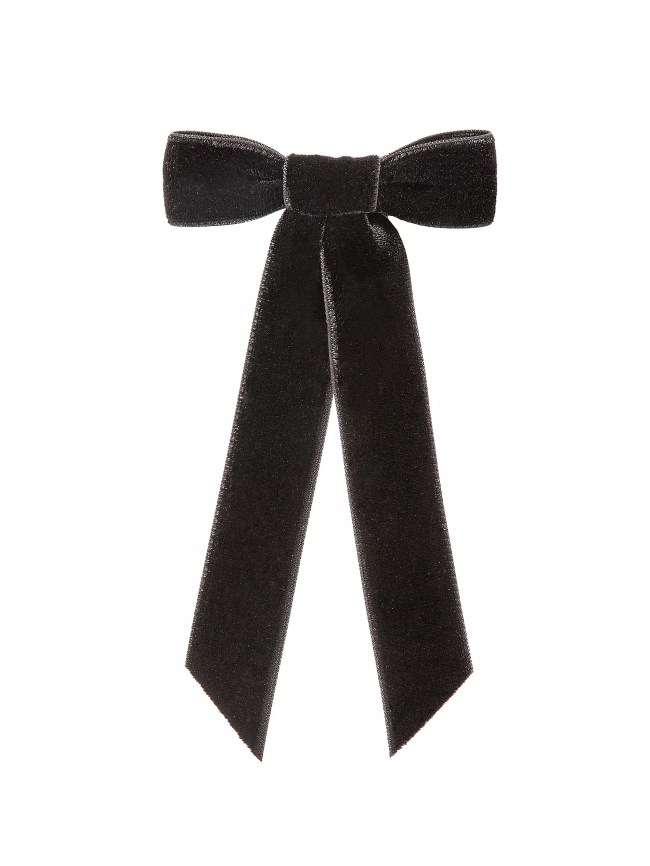 Jennifer Behr Core Velvet Bow Barrette