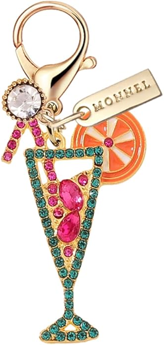 Monnel Little Crystal Lady Cocktail Clasp Charm