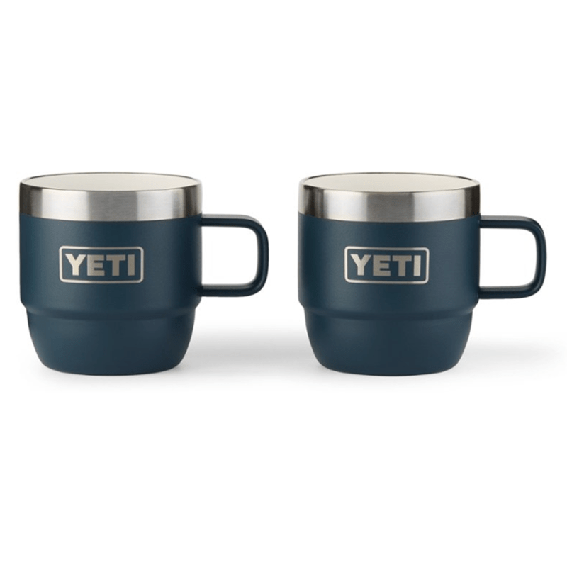 YETI Rambler Stackable Mugs set of two in dark blue