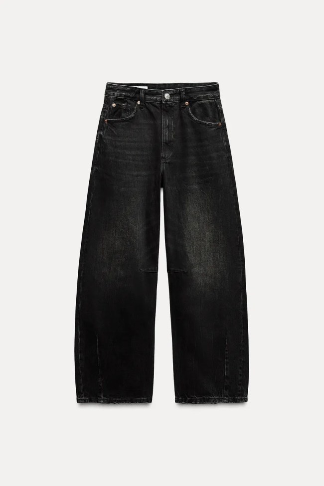 Zara TRF Baggy Balloon Jeans